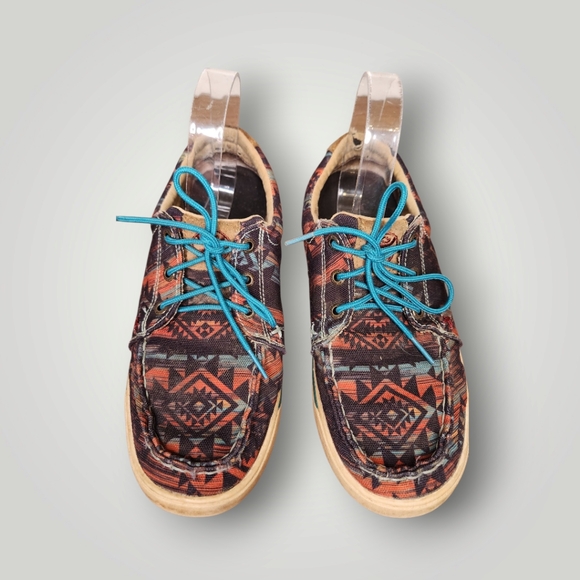 Twisted X Hooey Loper Aztec Womens Size 7.5 M Southwestern Cowgirl Colorful - Picture 11 of 14